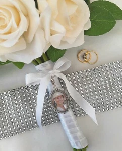 PHOTO INCLUDED Personalised Bridal Bouquet Photo Charm, 1, 2 or 3 charms - Picture 1 of 1