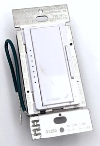 Lutron RA2 Select / RadioRA 2 RRD-6NA 120V Phase Adaptive Dimmer (White) - NOB - Picture 1 of 11