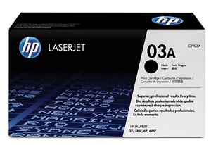 Cartuccia toner nero originale HP C3903A per Laserjet 5P, 5MP, 6P, 6MP HP 03A - Foto 1 di 12