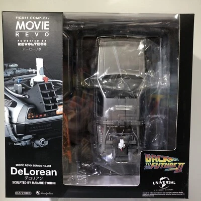 电影 REVO Revoltech 回到未来 Delorean 时间机器模型汽车 #ML — 第 1/4 张图片