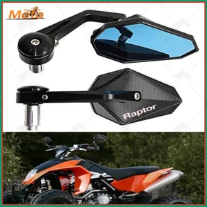 Nuevo espejo retrovisor CNC de 22 mm con extremo de manillar para Yamaha Raptor 700 700R 660R 450R - Imagen 1 de 9