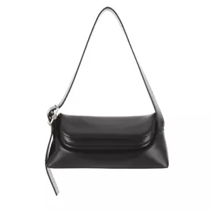 OSOI Folder Brot Shoulder Bag Black | Minimalist Cow Leather Design | FedEx - Picture 1 of 7