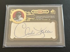 2007 SP Legendary Cuts CHARLIE KELLER Auto  Yankees Cut Autograph #ed 31/45