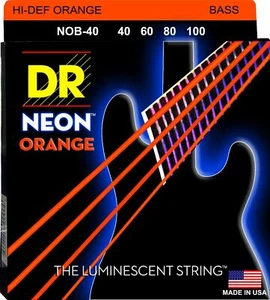 DR NOB-40 neonorange Bassgitarrensaiten; Stärken 40-100 - Bild 1 von 1