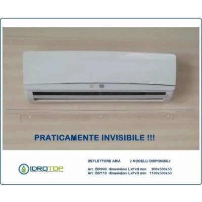 OFFERTA di N.5 DEFLETTORI aria condizionatori IDR 900 cm 90 in plexiglass per - Immagine 1 di 4