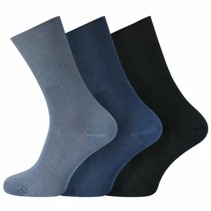 Herren Luxus 3 Paar Bambus superweiche Socken verschiedene Farben 6-11 - Bild 1 von 8