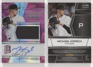 2019 Chronicles Spectra Jersey Neon Pink /49 Michael Kopech #104 Rookie Auto RC
