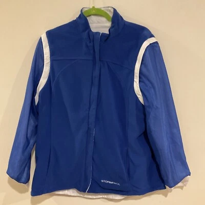 Chaqueta convertible reversible Sunice Stormpack para mujer azul blanco cremallera completa XL Foto 1 de 4