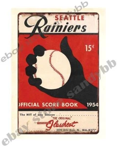 1954 Baseball Metall Blechschild - Bild 1 von 4