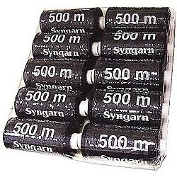 10 Rollen x 500m Nähgarn Syngarn Farbe schwarz - Bild 1 von 1