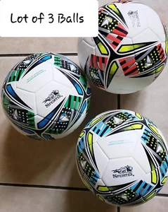 LOT OF 3 Spedster Top Rapider Diamente Official match soccer balls size 5 - Picture 1 of 6