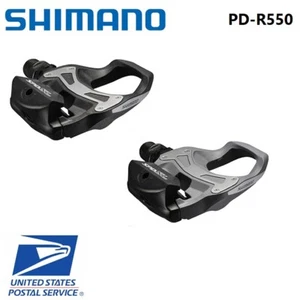 Pedales de bicicleta de carretera Shimano PD-R550 SPD-SL sin clip PD R550 - Imagen 1 de 1