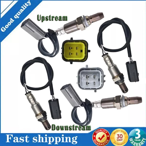 4x Sensor de oxígeno 02 O2 aguas arriba + aguas abajo para Infiniti G37 2009 2010 V6 3,7 L Foto 1 de 4