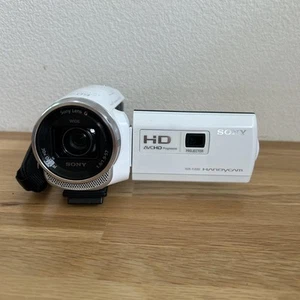 SONY HANDYCAM HDR-PJ540 White Video Camera Tested Used - Picture 1 of 24