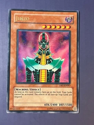 Yugioh Jinzo DB1-EN067 Ultra Rare Unlimited NM - Image 1 of 4