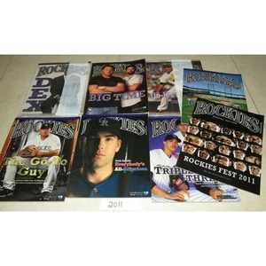 Colorado Rockies Magazine Program 2011 Lot of 8 Issues Vol. 19 No 2-7 plus more - Picture 1 of 12