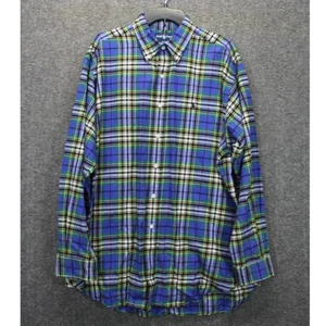 Ralph Lauren Button Down Hemd Herren Large kariert Flanell Blake Langarm - Bild 1 von 5