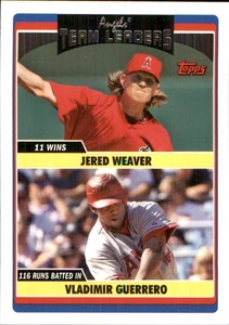 Angels(Jered Weaver / Vladimir Guerrero) 2006 Topps U&H #UH318 Angels - Picture 1 of 2