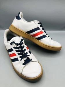 Adidas Grand Court Active EE7888 Hombre Talla 10.5 Blanco Rojo Azul - Imagen 1 de 14