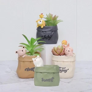 Flower Pot Succulent Planter Animal Cute Gift Ornament for Tabletop Garden - Picture 1 of 8