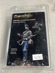 90mm Sabot Miniatures #F9001 Confederate Soldier Unpainted Kit - Bild 1 von 1