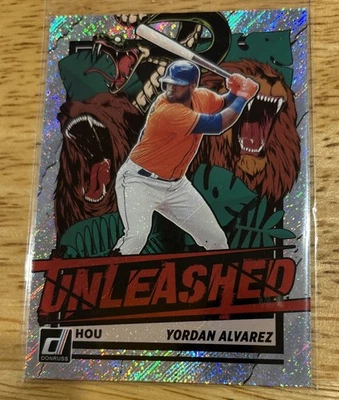 2021 Panini Donruss - Unleashed Rapture #UNL1 Yordan Alvarez - Houston Astros - Image 1 of 2