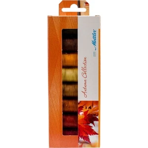 SFC8AUTUMN-KIT Silk Finish Cotton Thread Gift Pack 8/Pkg-Autumn, Assorted - Picture 1 of 3