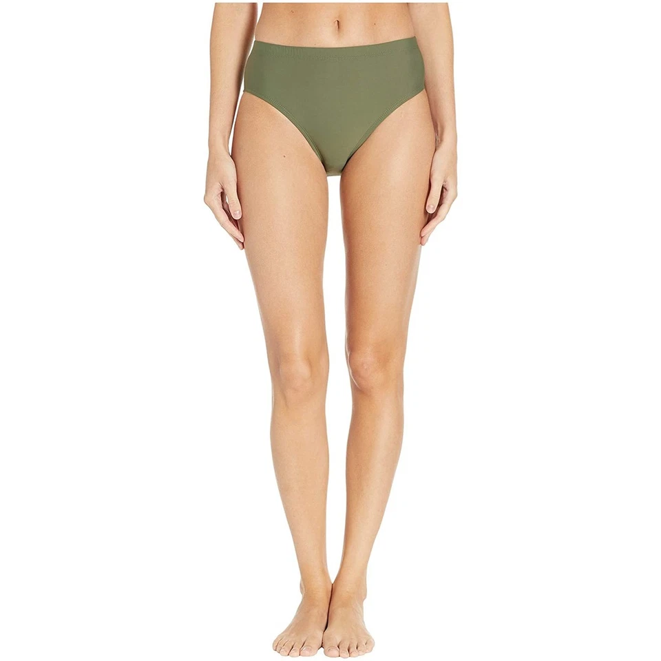 Pantalones de mujer Athena lisos cintura media ejército 16 Foto 1 de 1