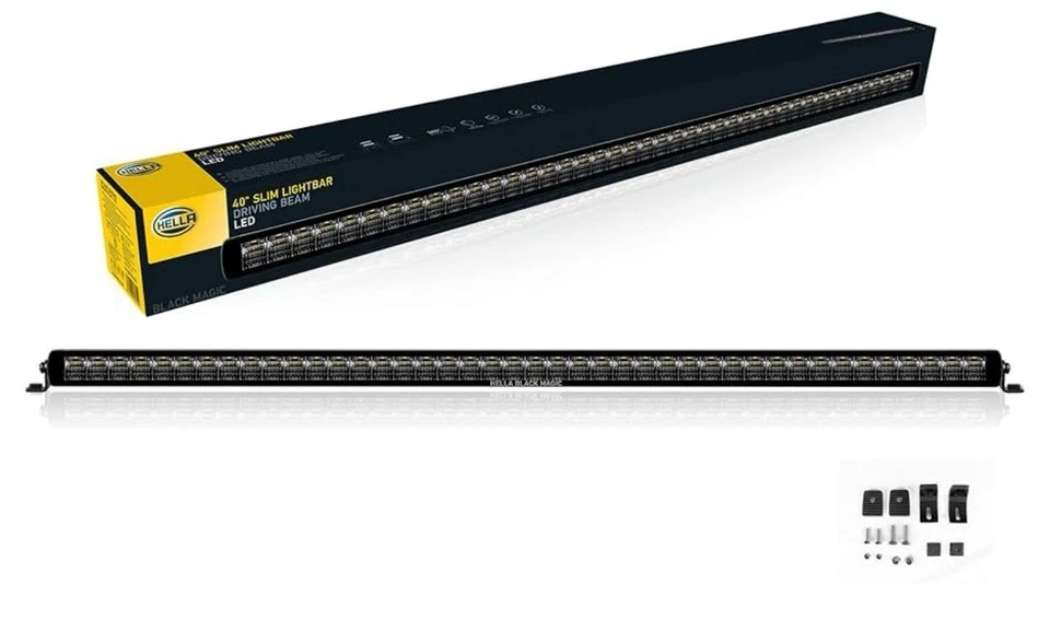 Hella Black Magic LED Series 40 Inch Slim Lightbar - LED Spotlight- Performan... - Image 1 of 4