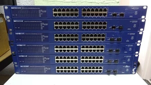 Netgear Prosafe GS724T V3 - 24 Port Gigabit Smart Switch - getestet & funktionsfähig - Bild 1 von 4