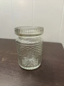 Clear Glass Jar No Lid 4.25” 3” Diameter - Picture 1 of 6