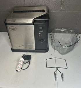 Masterbuilt Butterball 8-Liter/ 14 Pounds Electric Turkey Fryer Silver 23010711 - Picture 1 of 20
