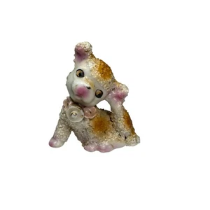 Vintage 1950's Anthropomorphic Sugared Porcelain Puppy Dog Sugar Figurine Rare - Picture 1 of 9