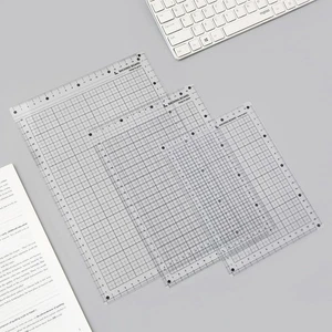 Non Slip Grid Scale Ruler A4/B5/A5 Writing Board Learning Pad Test Stationery - Afbeelding 1 van 12