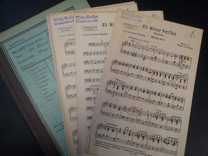 Partes de orquesta de salón H. LEONARD porcelana antigua vienesa - Imagen 1 de 1