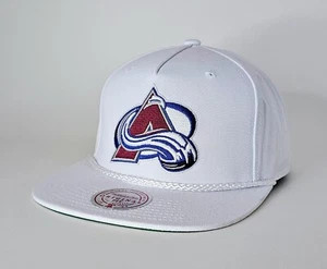 Mitchell & Ness Colorado Avalanche Golfer Rope Adjustable Snapback Hat - Picture 1 of 3