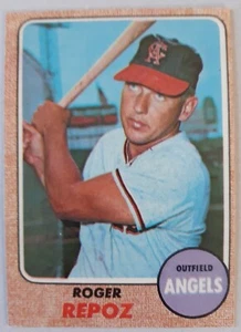 1968 Topps Roger Repoz #587 California Angels: EX+ - Picture 1 of 2