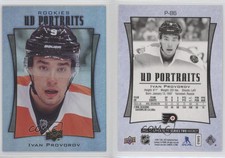 2016-17 Upper Deck UD Portraits Rainbow Green Foil Ivan Provorov #P-86 Rookie RC