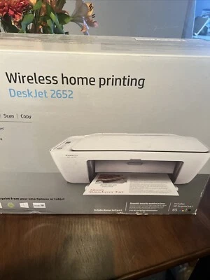 HP DeskJet 2742e All-in-One Printer - White (26K70A) - Image 1 of 4