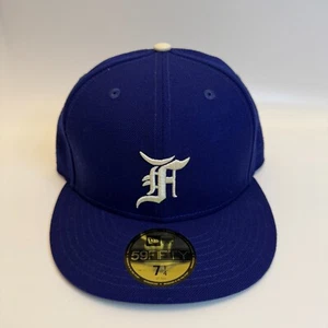 Fear of God Essentials x New Era 59FIFTY Fitted Hat Royal Blue Size 7 1/4 Wool - Bild 1 von 6
