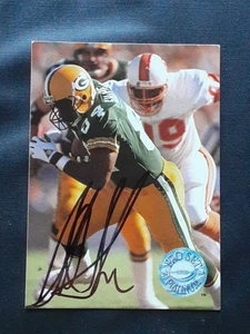 STERLING SHARPE GREEN BAY PACKERS WR SIGNED AUTOGRAPHED 1991 FOOTBALL CARD - Picture 1 of 2