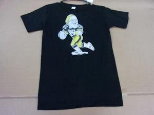 PREOWNED SINGLE STITCH TERRY BRADSHAW 1980 GRAPHIC BLACK SMALL T SHIRT LITE WEAR - Picture 1 of 9