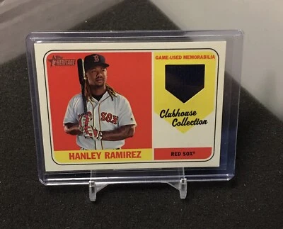 Hanley Ramirez Clubhouse Collection Relic 2018 Topps Heritage CCR-HR Red Sox - Image 1 of 2