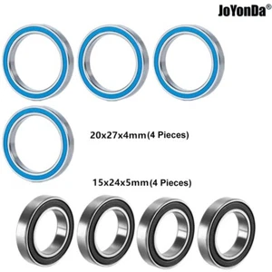 8pcs RC Wheel Hub Bearings 15x24x5mm 20x27x4mm for RC TRAXXAS X MAXX & X MAXX 8S - Picture 1 of 3