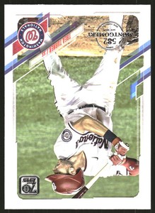 2021 Topps Factory Set 582 Montgomery Club #203 Trea Turner