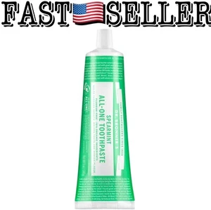 Dr. Bronner's Toothpaste Spearmint Whitening Natural & 70% Organic 5oz (140g) - Picture 1 of 5