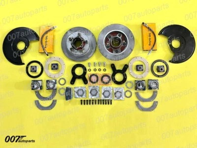 Kit de conversión de freno de disco - ruedas delanteras de 11" para Willys Jeep CJ2, CJ3 CJ5 M38 Foto 1 de 4