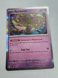 Pokemon TCG - Spiritomb - 089/193 Holo Scarlet & Violet: Paldea Evolved - Picture 1 of 2