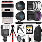 Canon Rf 70-200Mm Is Usm Lens -3 Lens Kit + Slave Flash + Tripod - 64Gb Kit
