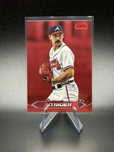 2024 Stadium Club #25 Spencer Strider Red Foil - Picture 1 of 2